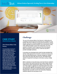 screenshot of Vanessa Behan Crisis Nursery Case Study